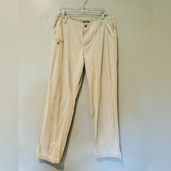 Columbia Women’s Beige Straight Leg Outdoor Pants - Size 12 - Picture 2 of 16